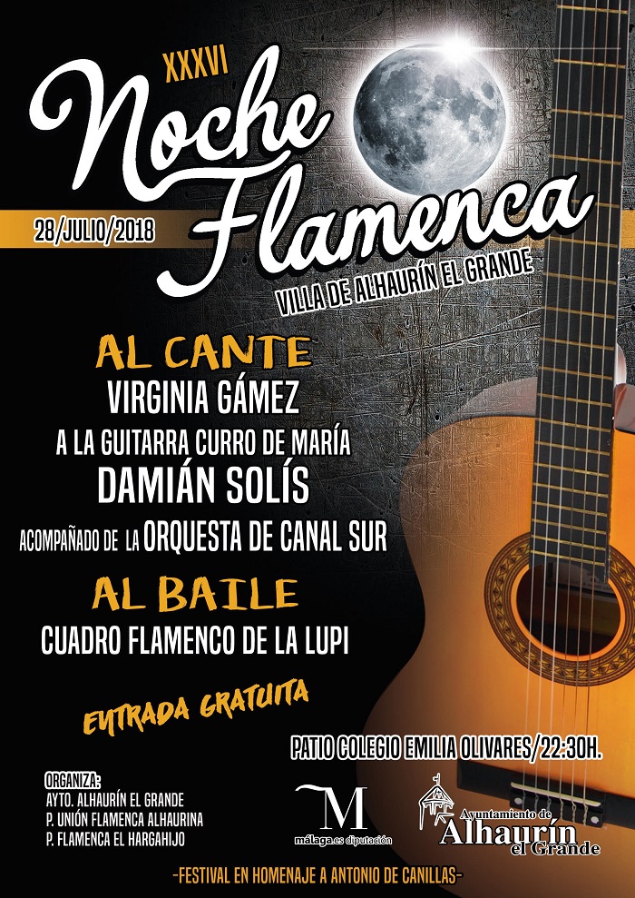 Cartel Noche Flamenca Alhaurín el Grande