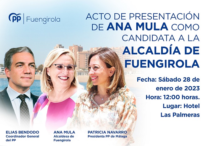 Ana Mula. Candidata a la reelección en la alcaldía por el PP de Fuengirola