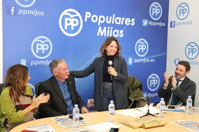 Patricia Navarro con Ángel Nozal en Mijas
