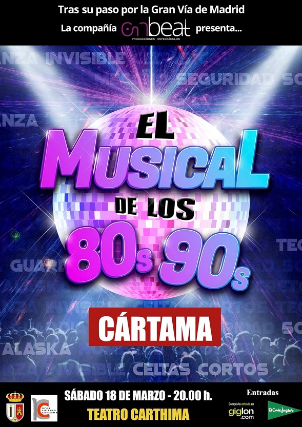 Musical de los 80 y 90 en Cártama