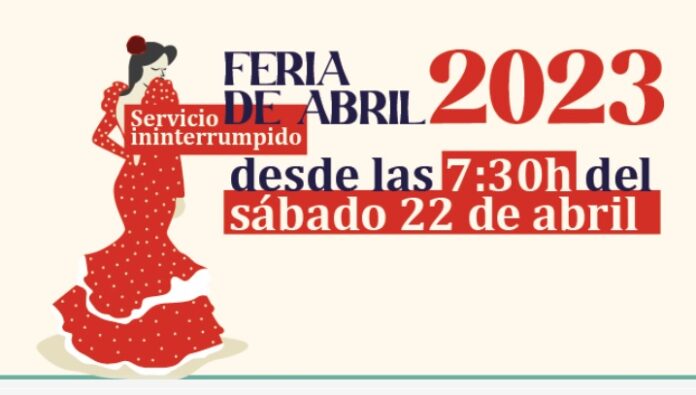 Horarios Metro Sevilla Feria Abril 2023