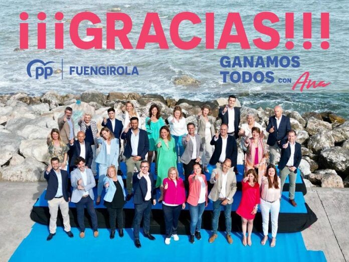 Ana Mula consigue una nueva mayoría absoluta para el PP en Fuengirola