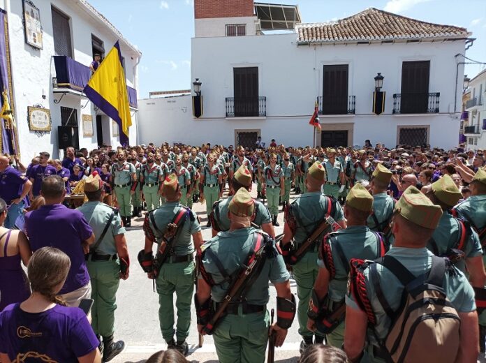 Entrada Legión. Moraos Alhaurín el Grande.