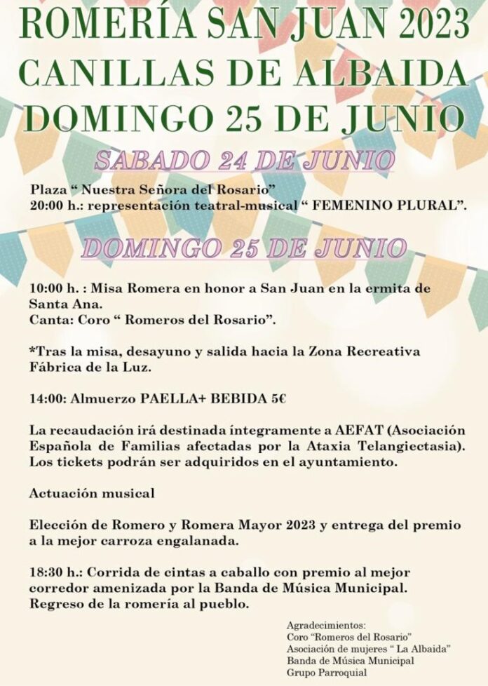 Romería San Juan Canillas de Albaida 2023