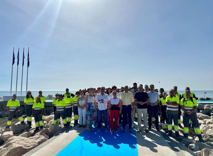 Izado banderas azules Fuengirola