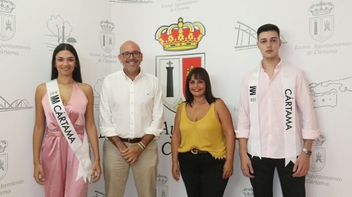 Recepción Montse Domínguez y Miguel Cruz candidatos Miss y Míster Provincia Málaga