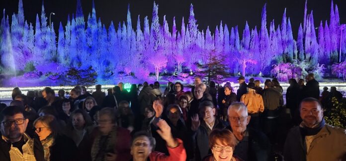 Los mayores de Alhaurín de la Torre en el Jardín de la Concepción