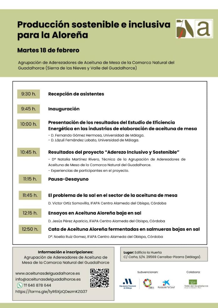 Jornada aceituna aloreña en GDR Guadalhorce